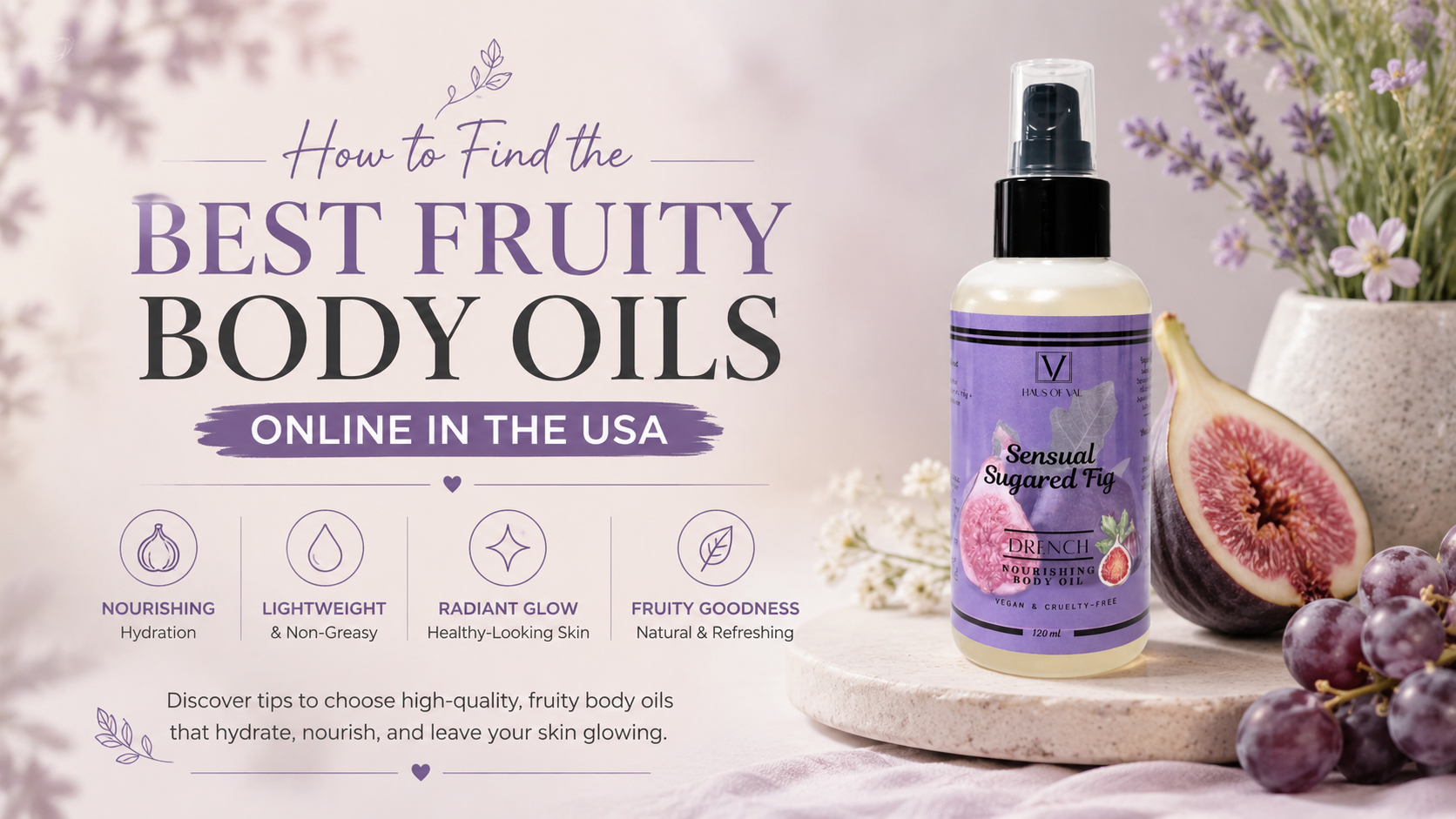 buy fruity body oils online in USA