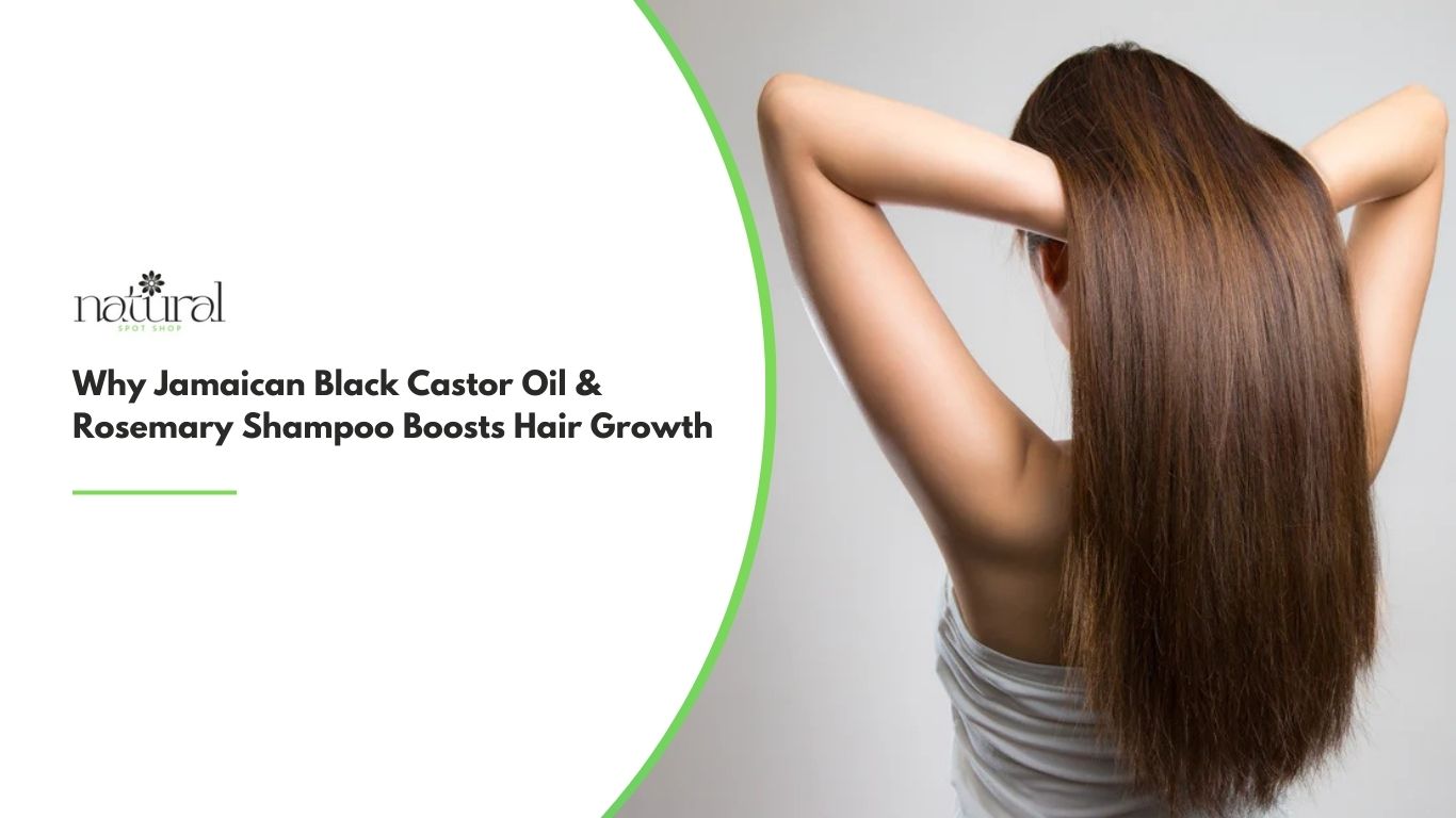 Jamaican Black Castor Oil & Rosemary Shampoo Boosts Hair Growth