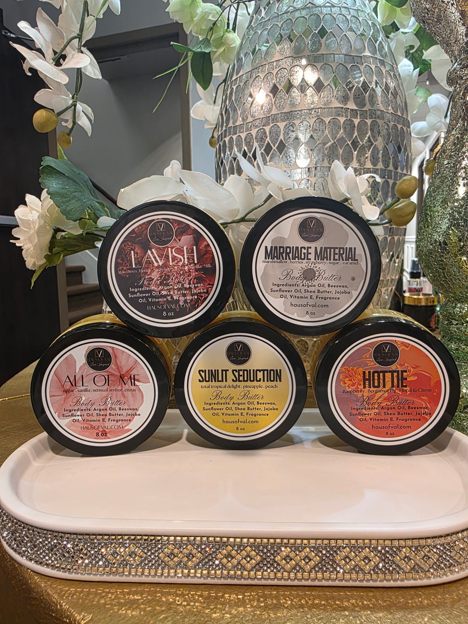5.5 Oz Body Butter & 4 Pc 2 Oz Sample Pks