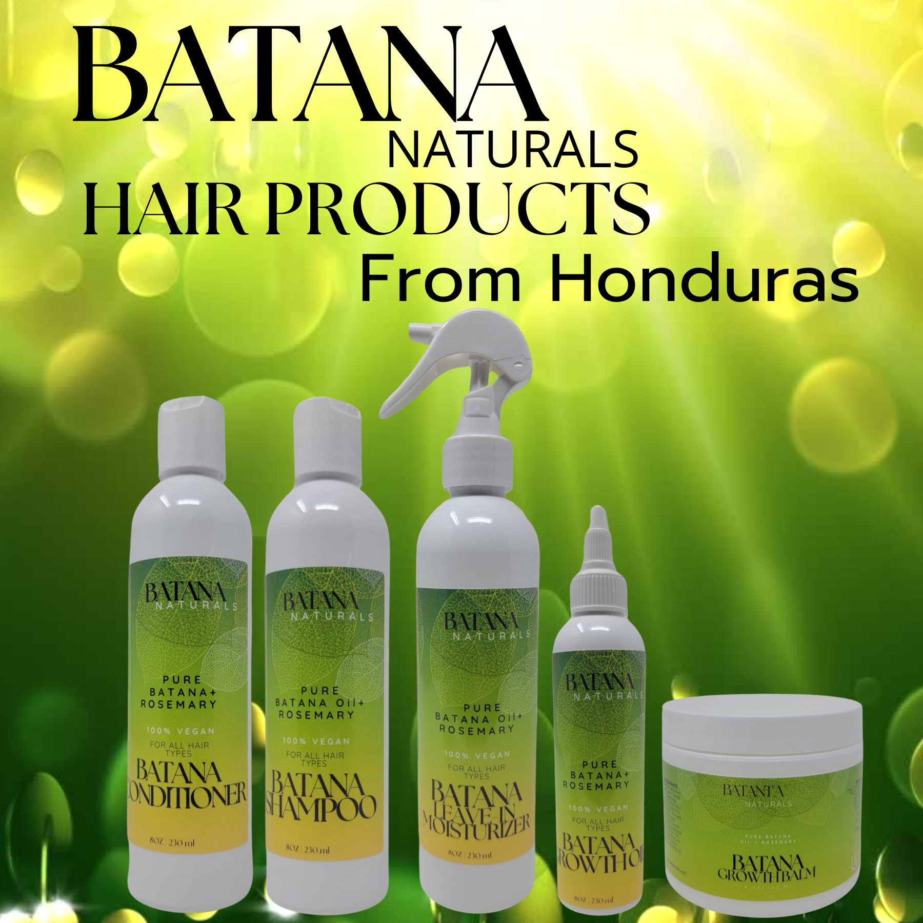 Batana & Rosemary Hair Products