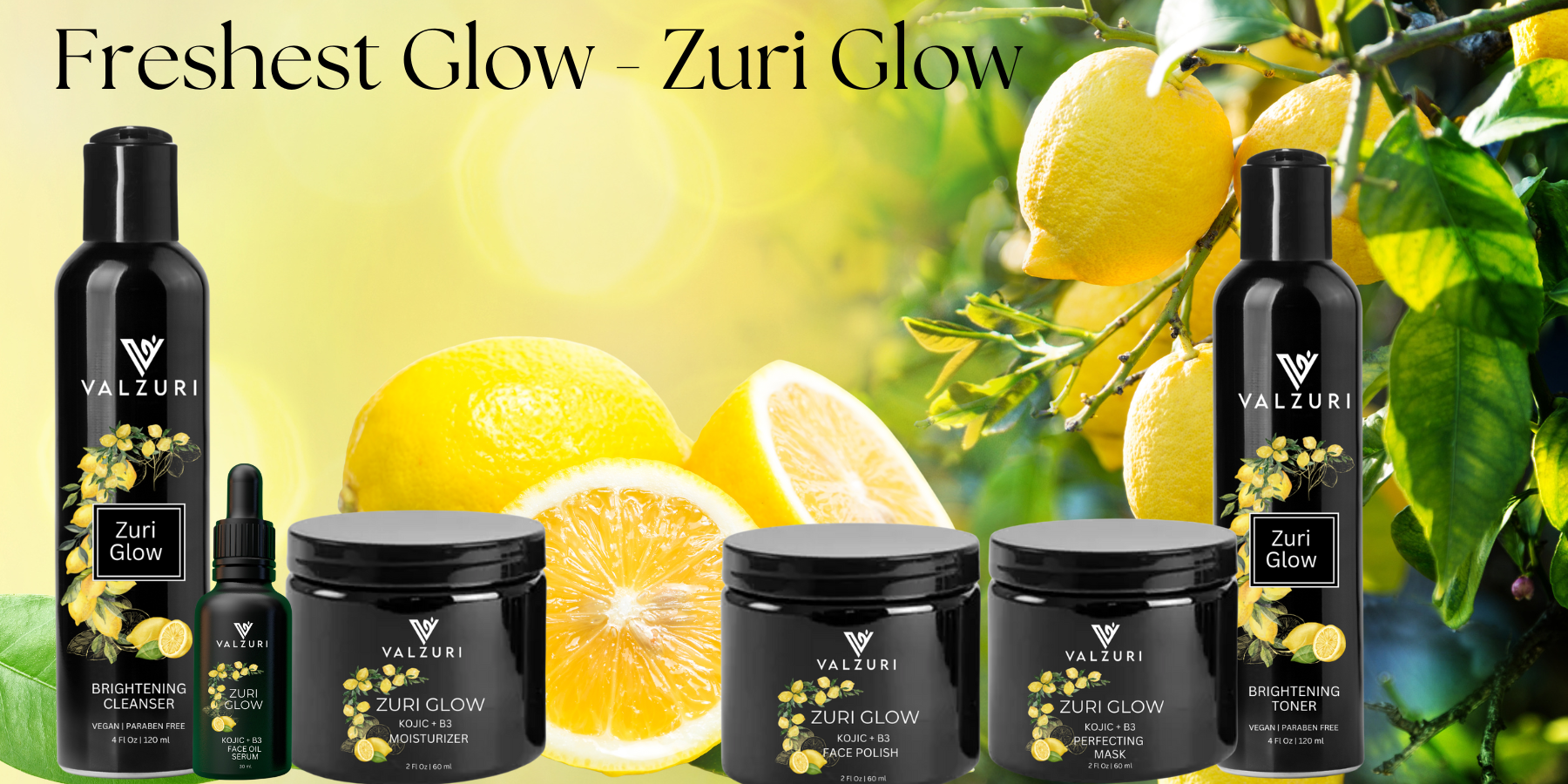 Zuri Glow beauty products