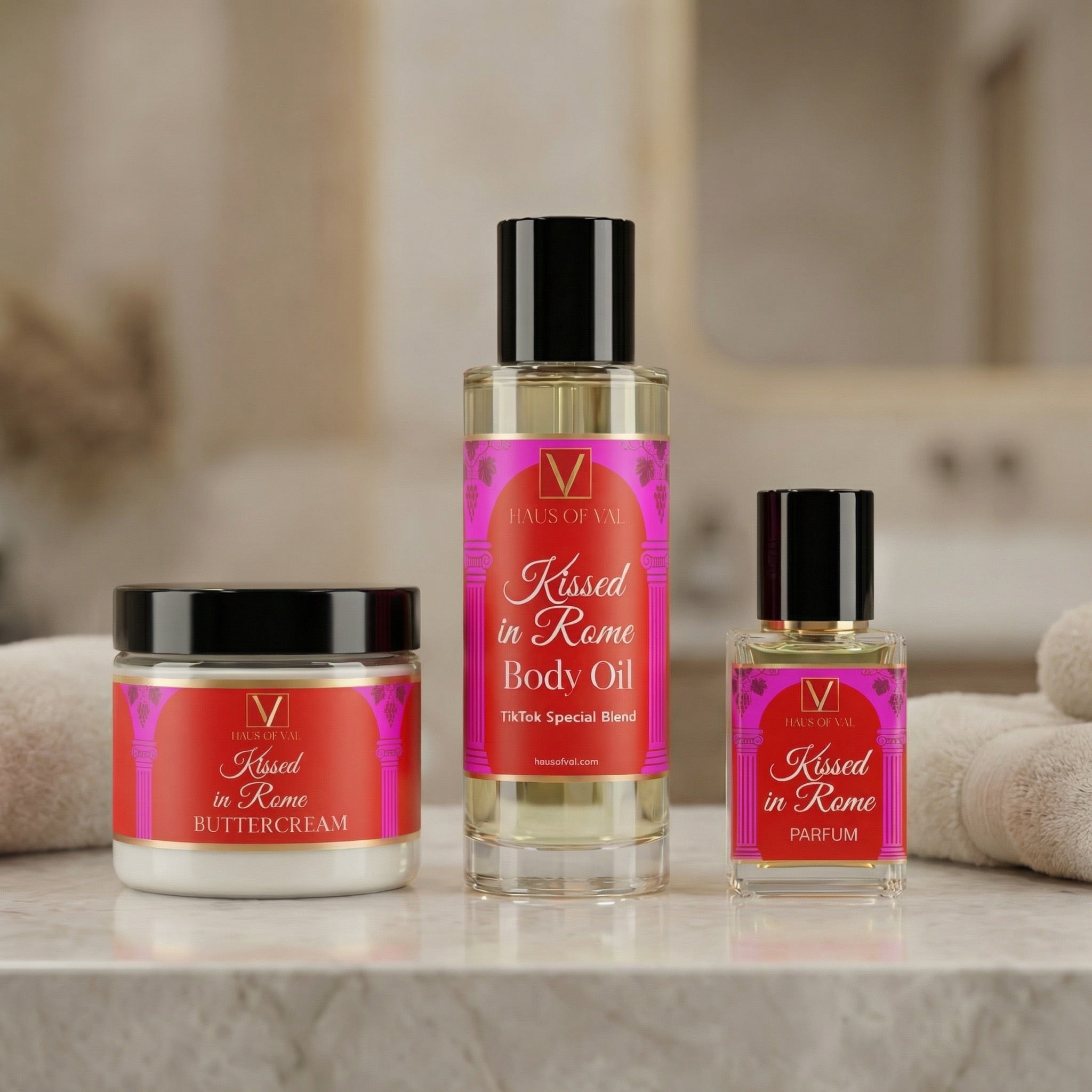 Kissed In Rome travel sizes