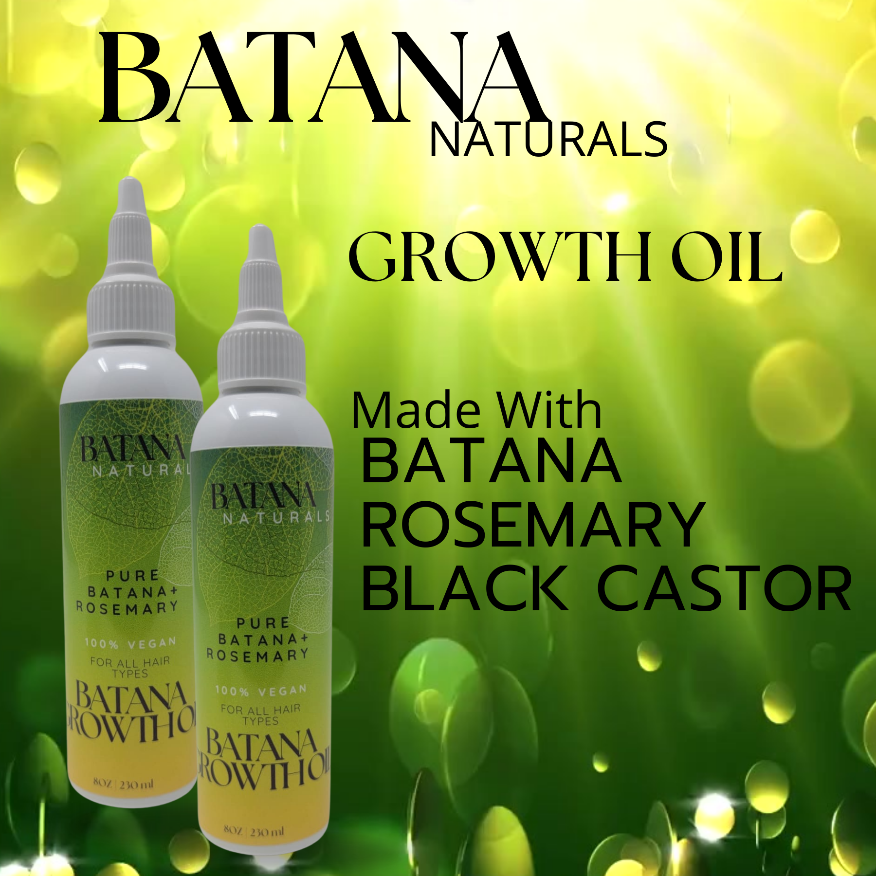 Batana & Rosemary Natural Hair Growth Oil