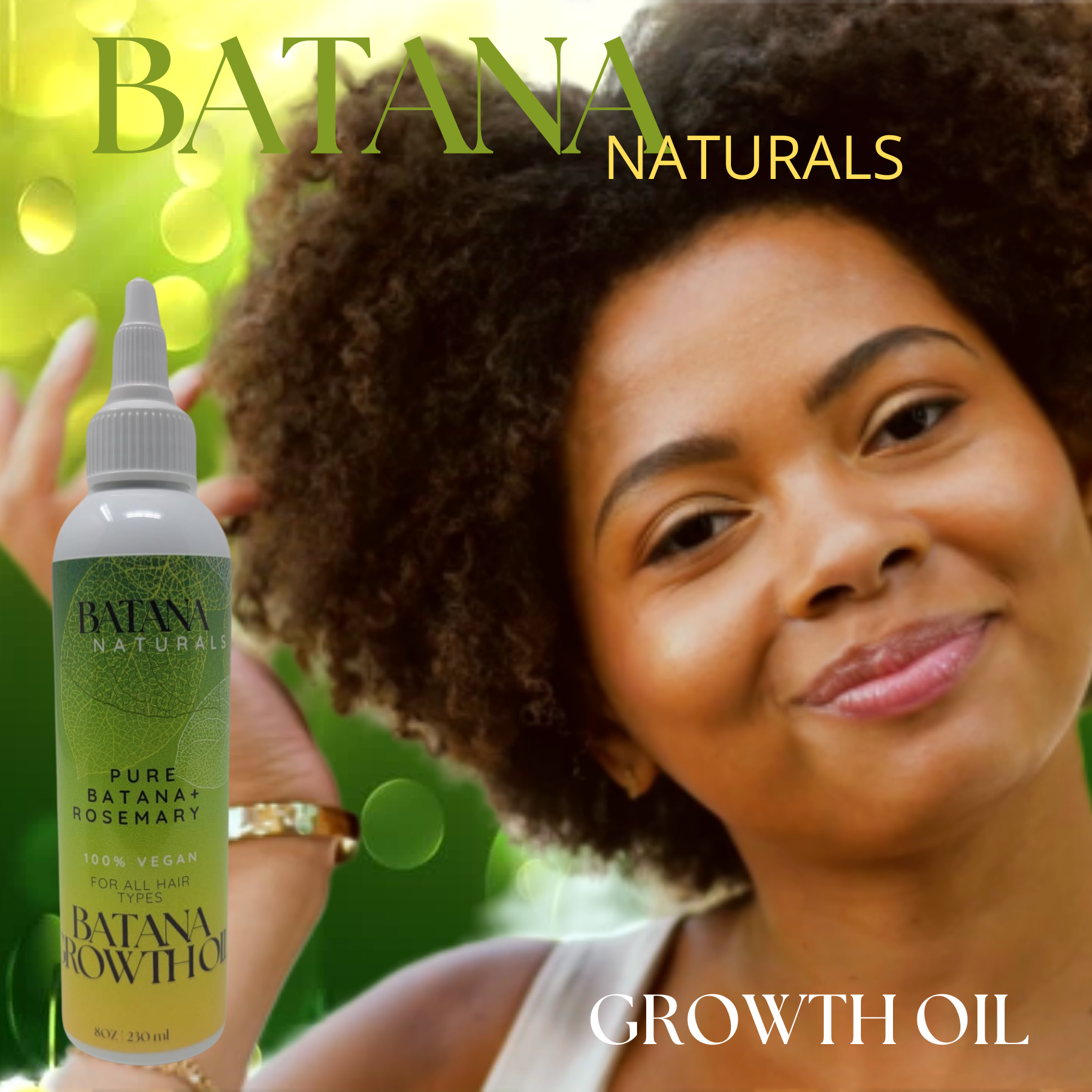 Batana & Rosemary Natural Hair Growth Oil
