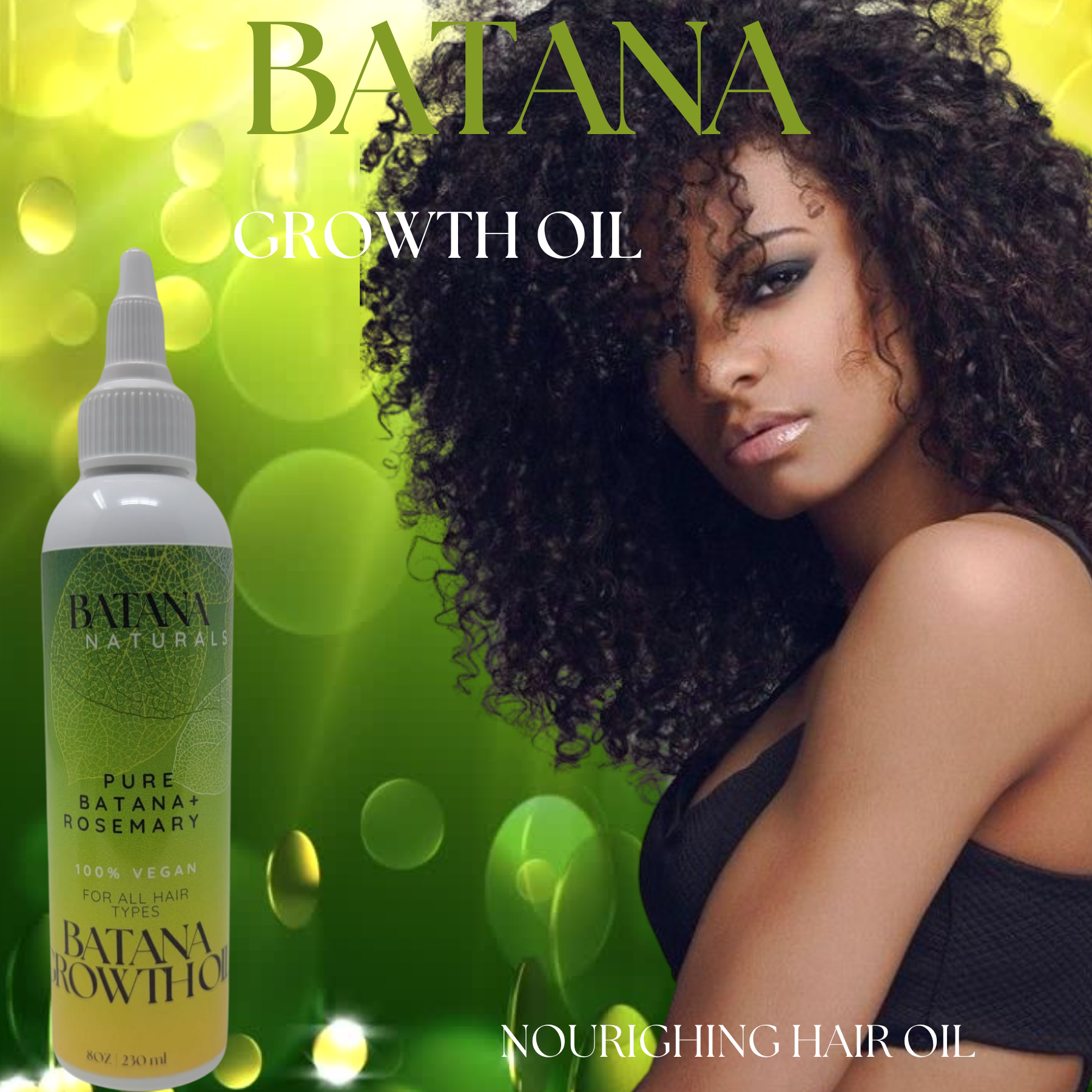 Batana & Rosemary Natural Hair Growth Oil