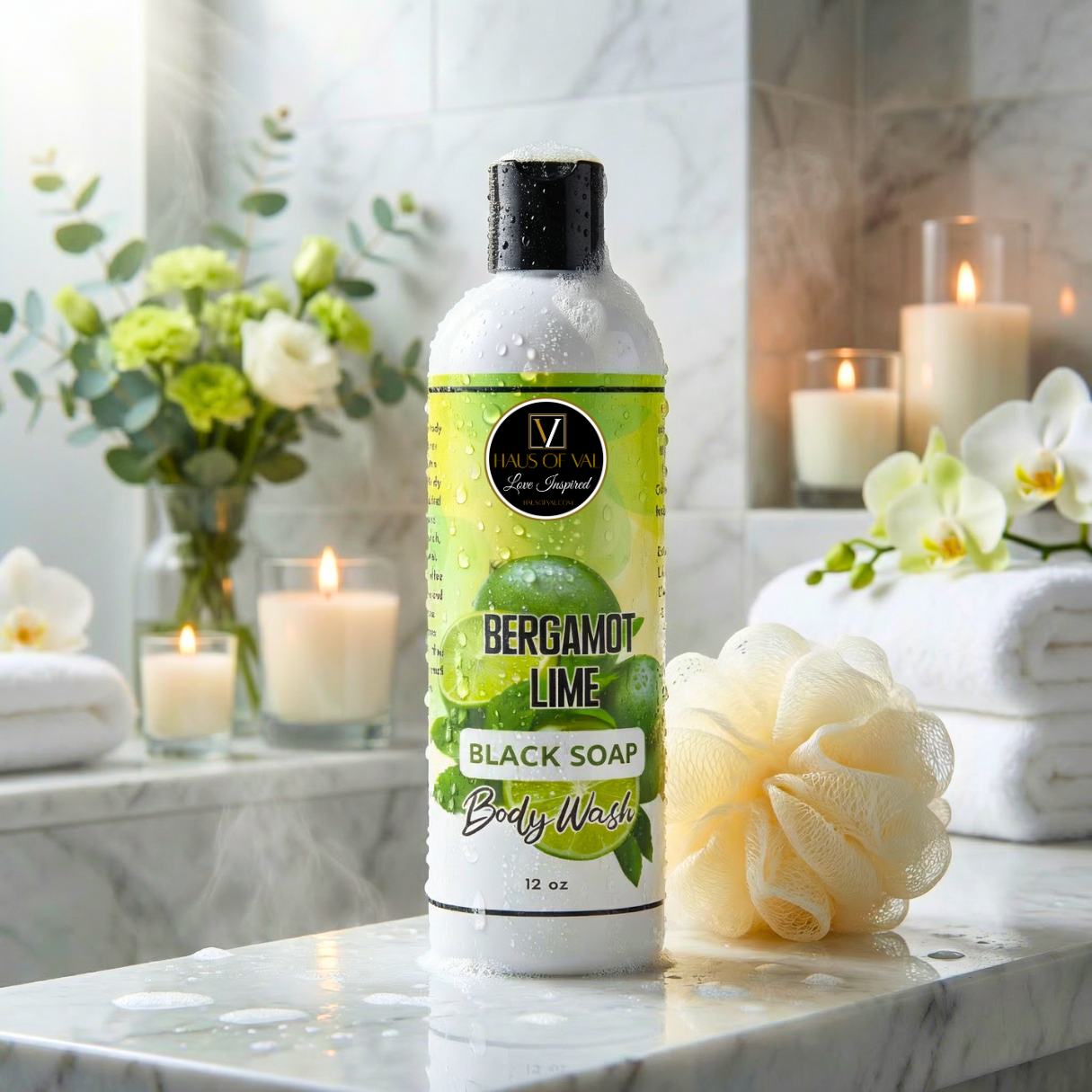 Black Soap Body Wash  | Aromatherapy 12 Oz