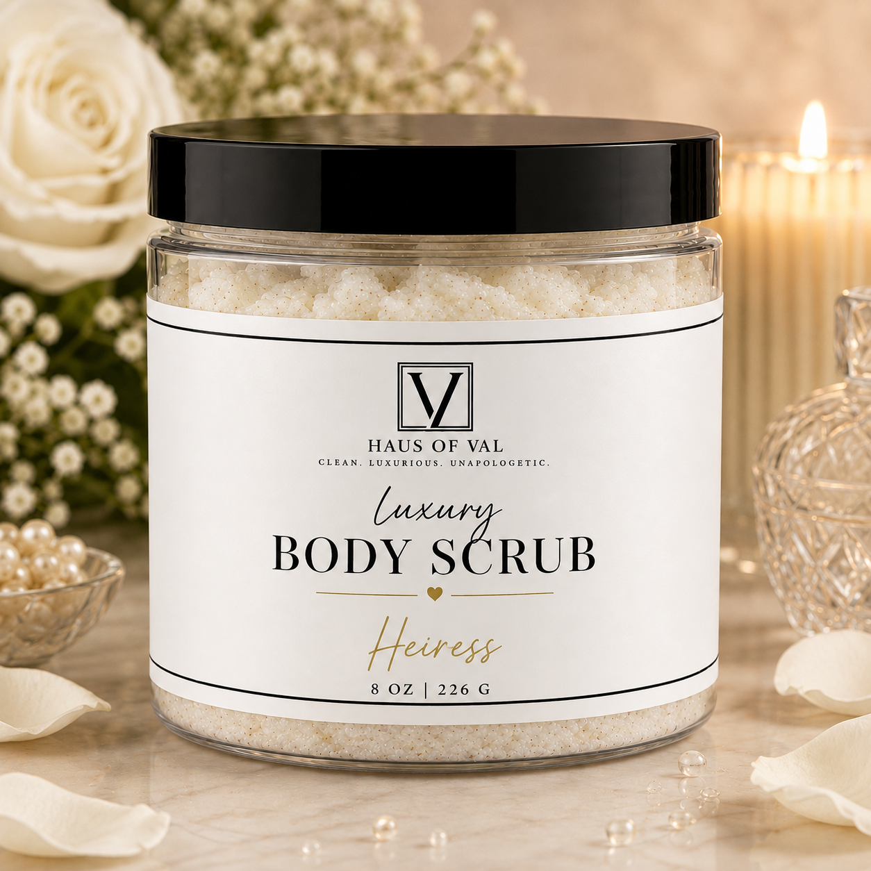 Heiress Luxury Body Scrub 8 oz