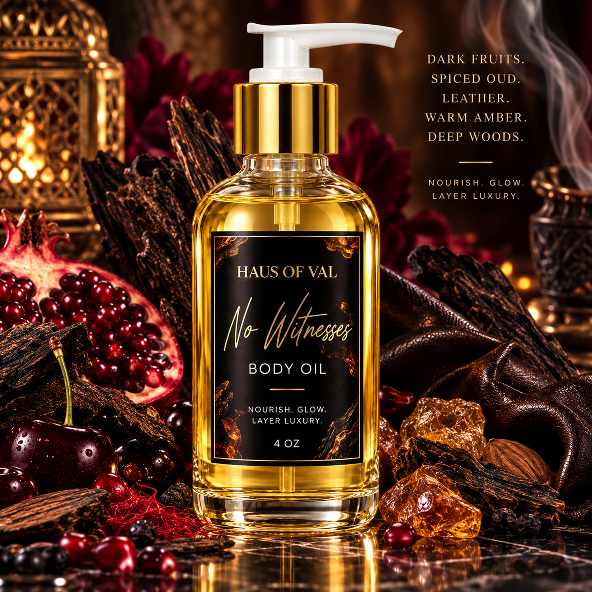 No Witnesses Body Oil
