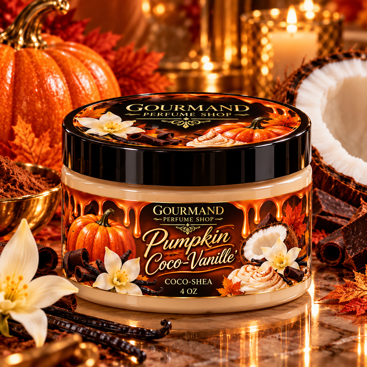 Pumpkin Coco-Vanille' Coco Shea 4 Oz
