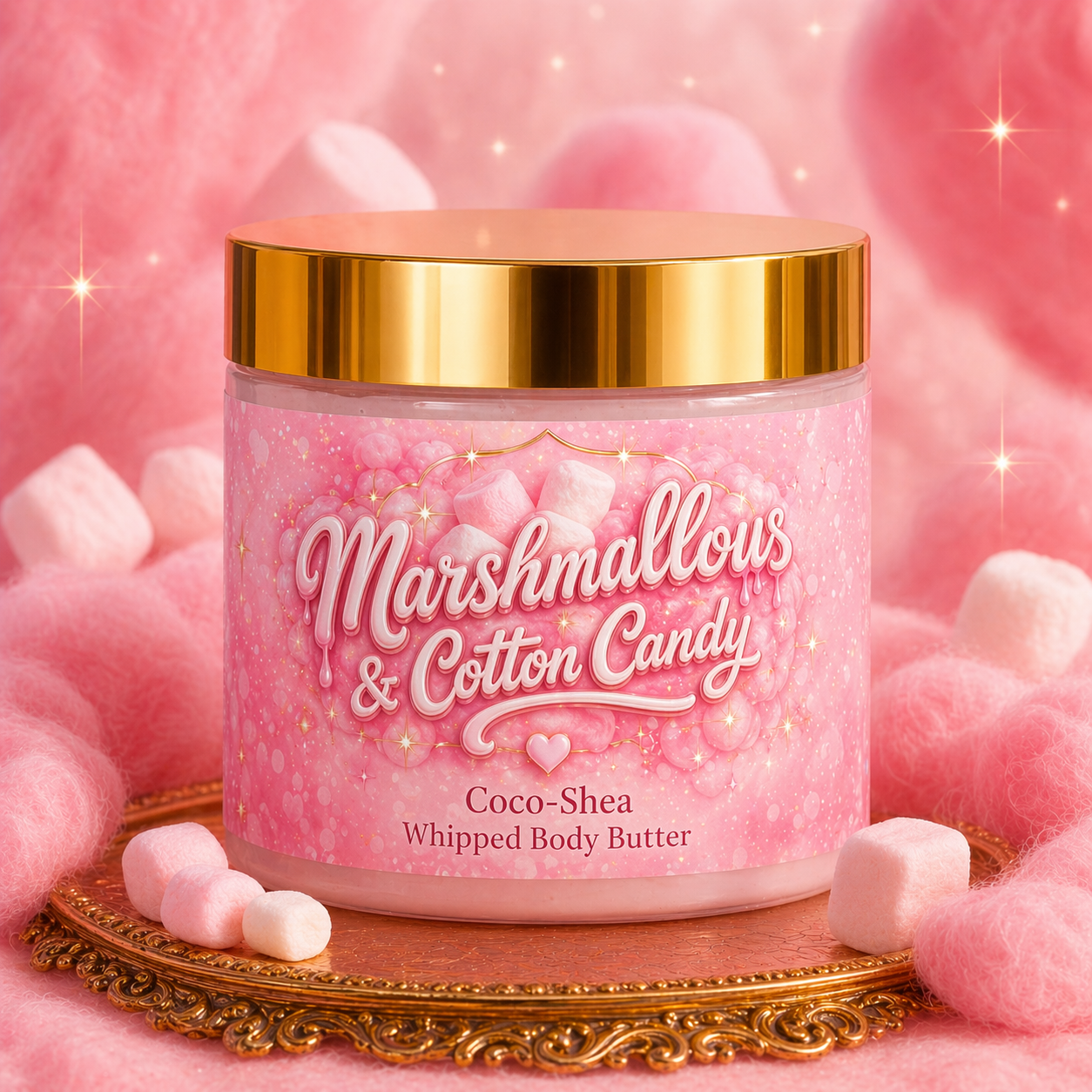 Marshmallow & Cotton Candy Coco Shea Body Butter 4 Oz