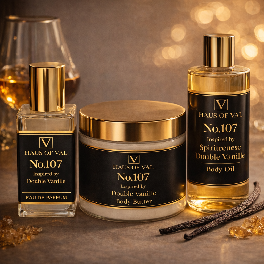 No 107  - 50 Ml Parfum 4 Oz Buttercream & 4 Oz Body Oil