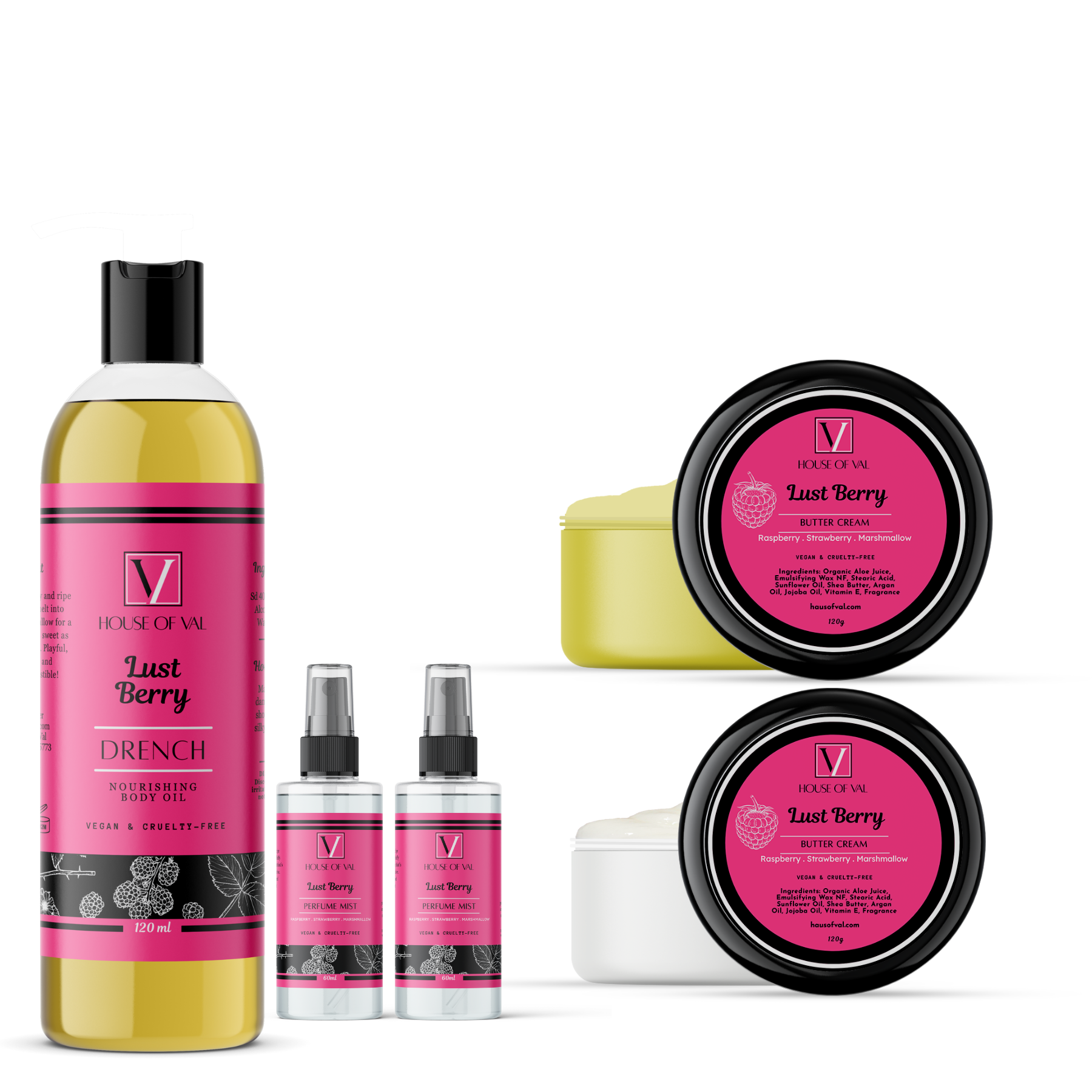 6 Pc Body Care Bundle