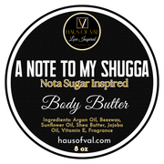 A Note to My Shugga | Nota Sugar Inspired