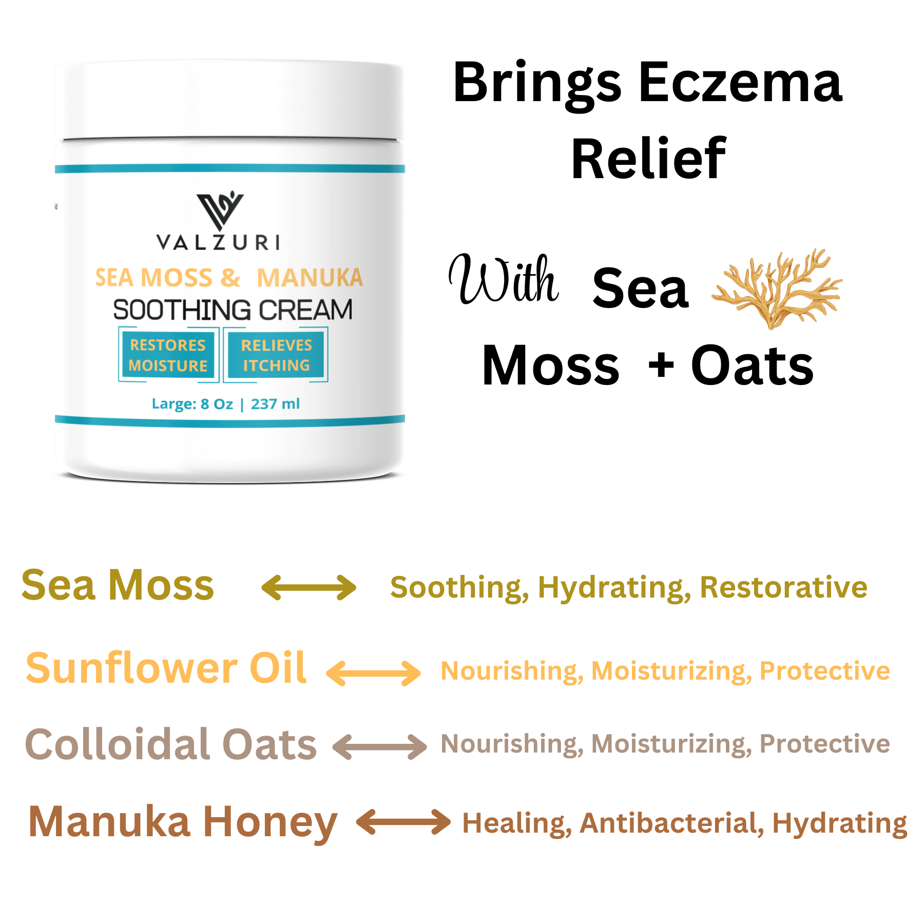 Sea Moss & Manuka Original Eczema Soothing Cream