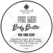 Designer Inspired Body Butters for Men